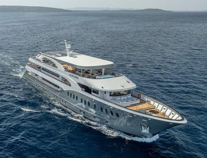 Luxury motor yacht available for private charter in Croatia